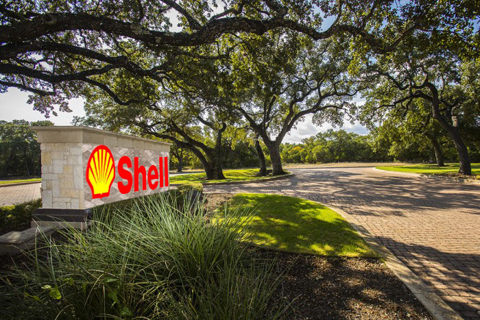 Royal Dutch Shell Energy Corporation sign in San Antonio, Texas